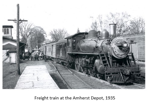 Train at
                              Amherst Station
